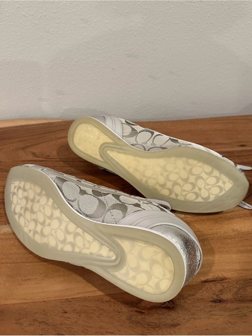NWOT Coach Women’s Size 6.5 Silver Myla Shoes - Picture 7 of 8